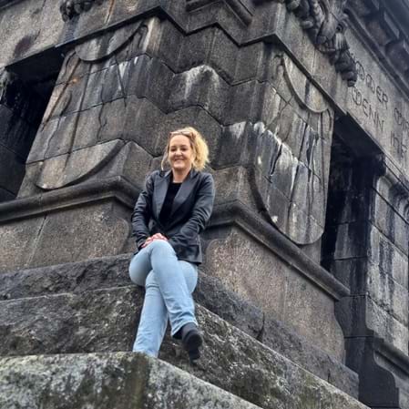 Foto "Sonja Ruster am Deutschen Eck"