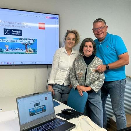 Foto "Christian und Martina Brügel mit Sonja Ruster"