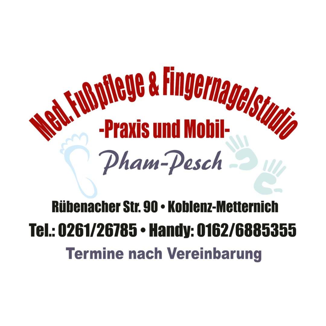 Logo "Med. Fußpflege & Fingernagelstudio Pham-Pesch"
