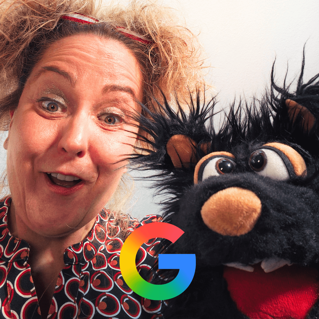 Sonja und Lupino Black mit Google-Logo