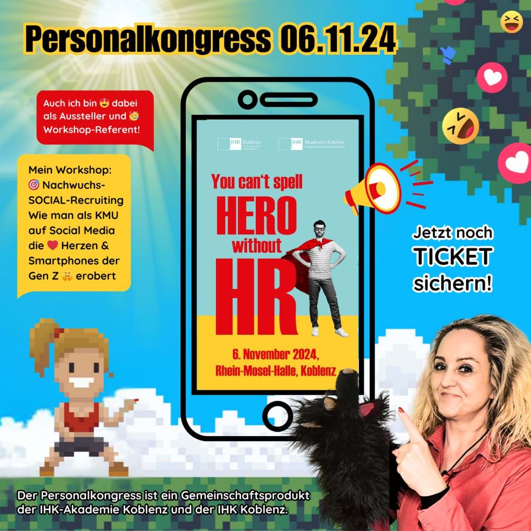 Grafik "Sonja Ruster beim Personalkongress 2024"