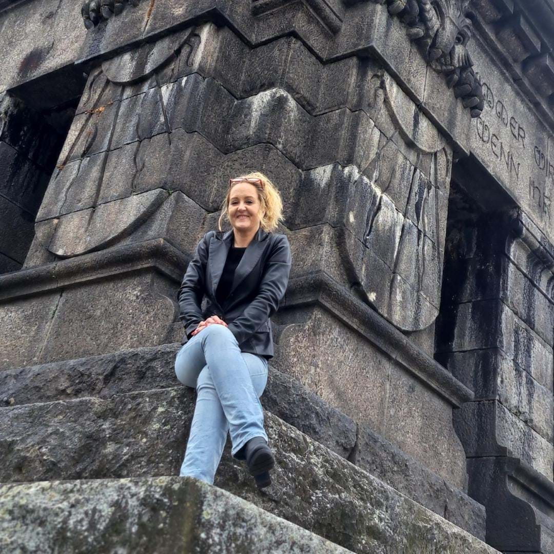 Foto "Sonja Ruster am Deutschen Eck"