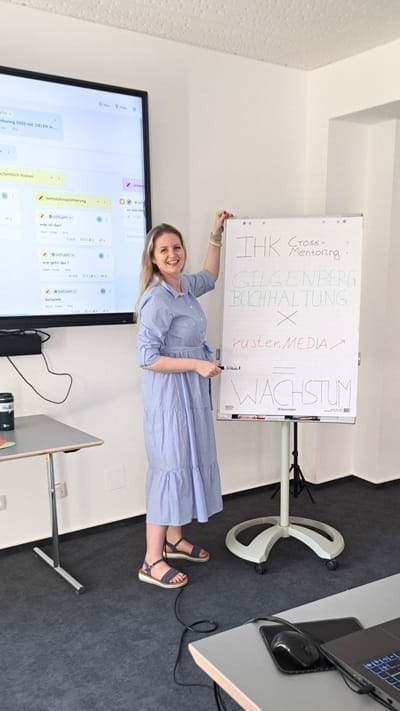 Cross Mentoring für Frauen 2025 der IHK Koblenz: Strategie-Workshop mit Mentee Irina Gilgenberg bei der IHK Koblenz