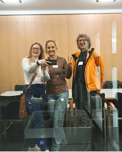 Cross Mentoring für Frauen 2025 der IHK Koblenz: Mit Mentee Irina Gilgenberg beim Usability-Testessen im TZK
